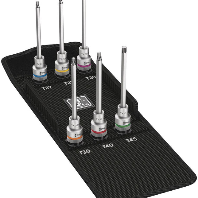 Juego de llaves de vaso WERA 8767 C TORX(R) HF2 6 piezas ( 8000378064 )