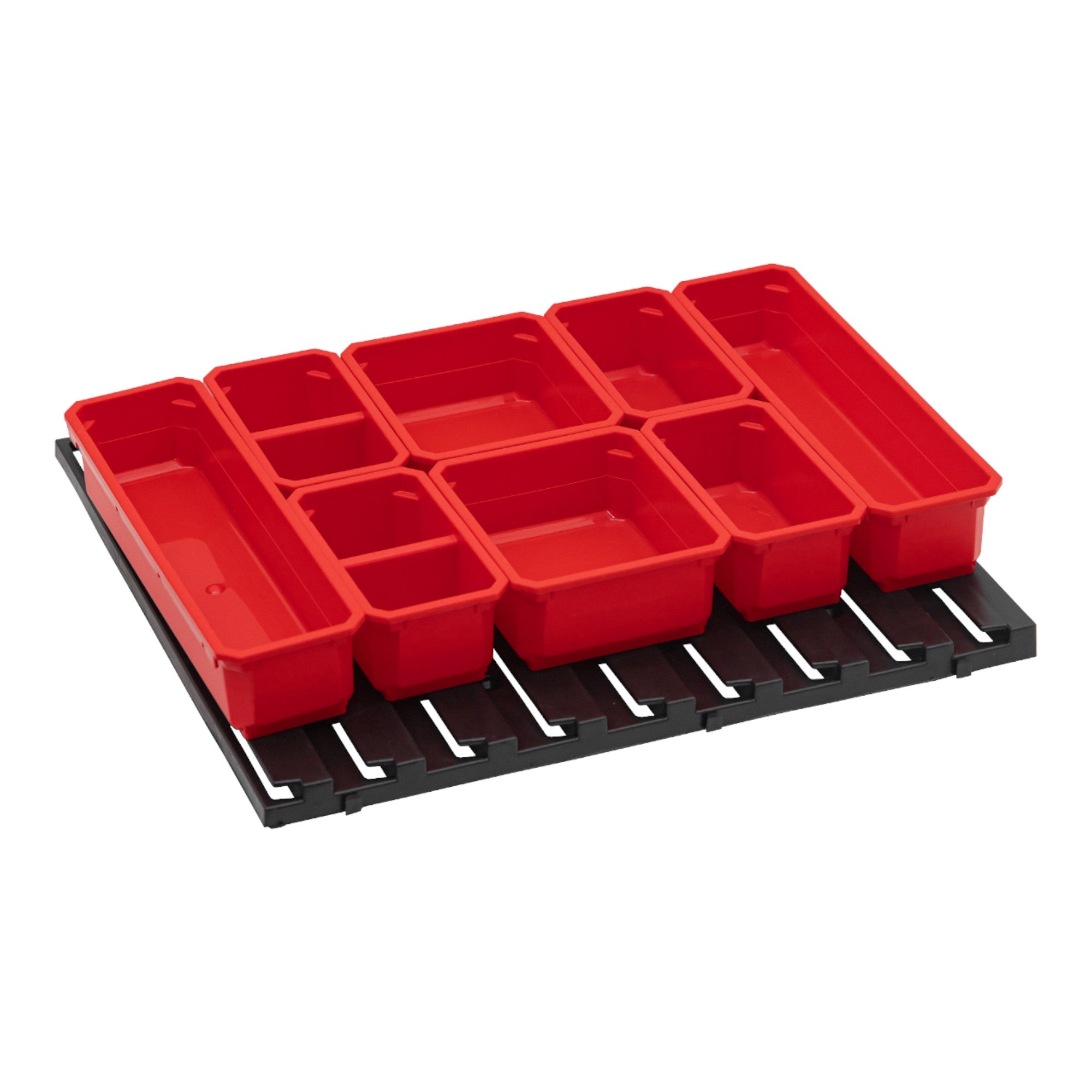 Qbrick System Container Set Nr 6 Werkstattwand 39 x 35 cm mit 8 Behaeltern fuer PRO Organizer 100 200 0 - toolbrothers