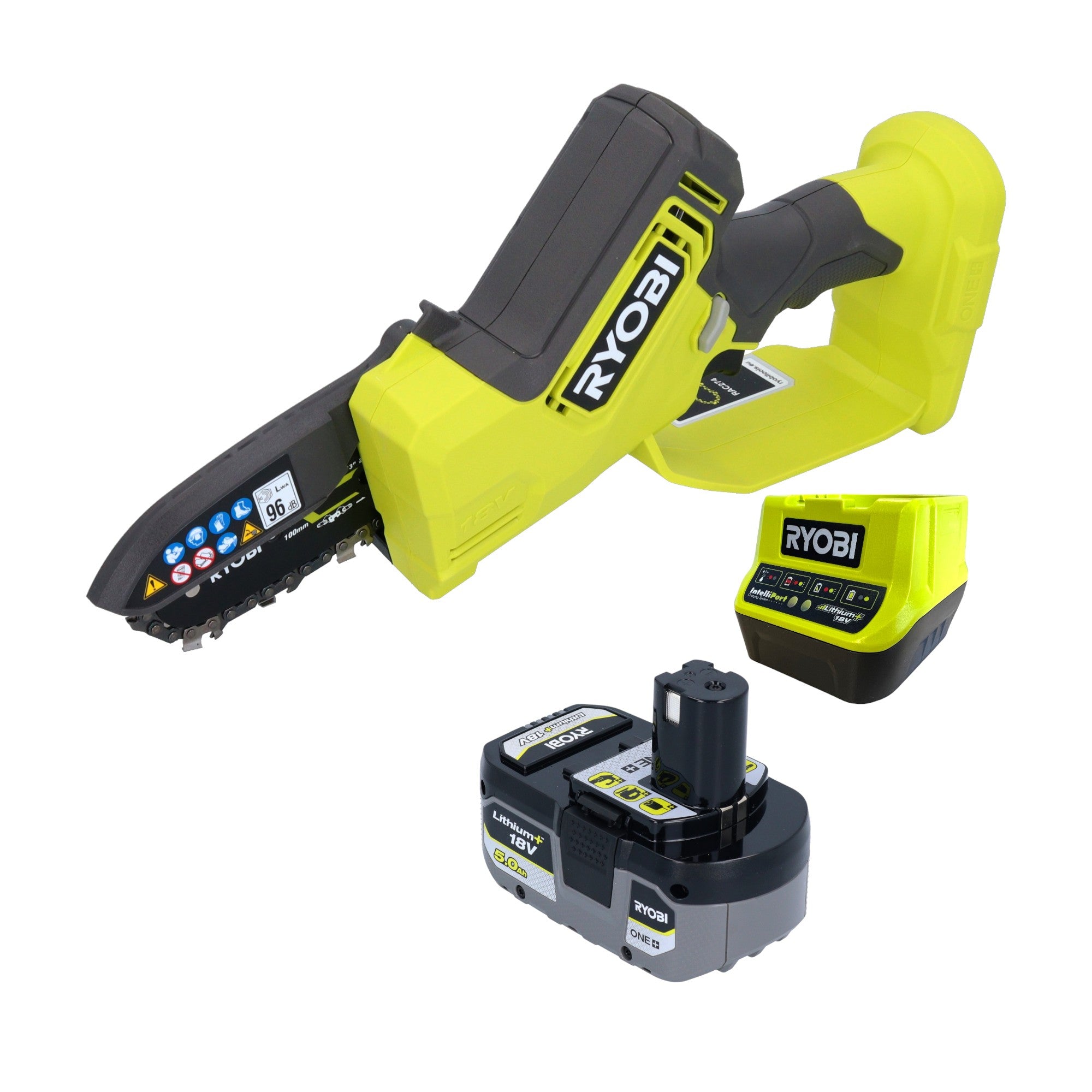 RYOBI RY18PSX10A 120 Akku Astsaege 18 V 10 cm Brushless 5133005434 1x Akku 2 0 Ah Ladegeraet 0 - toolbrothers
