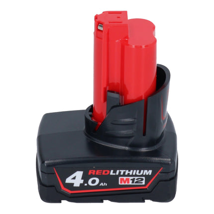 Pistola de cartuchos a batería Milwaukee M12 PCG/400A-401 12 V 400 ml + 1x batería 4,0 Ah - sin cargador
