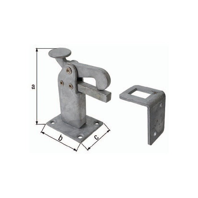 Ferma cancello in acciaio zincato GAH ( 3000200593 )