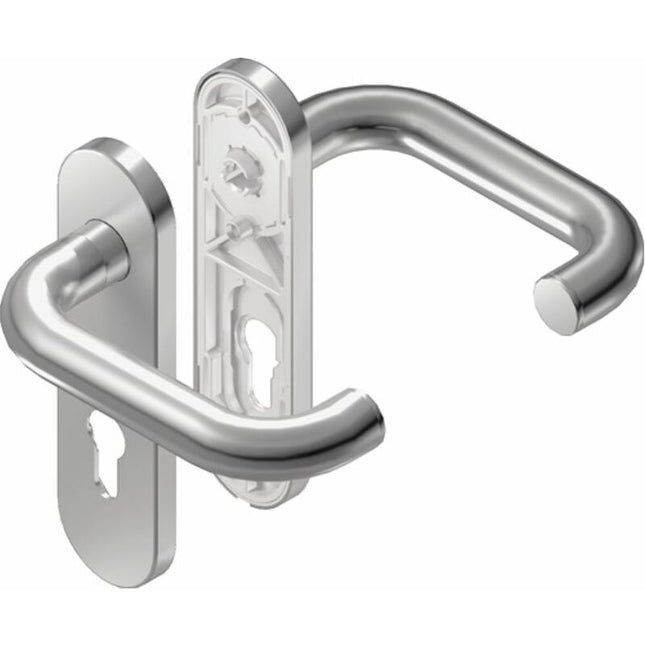 BKS short backplate fire protection set Rondo short backplate stainless steel D/D ( 3000253078 )