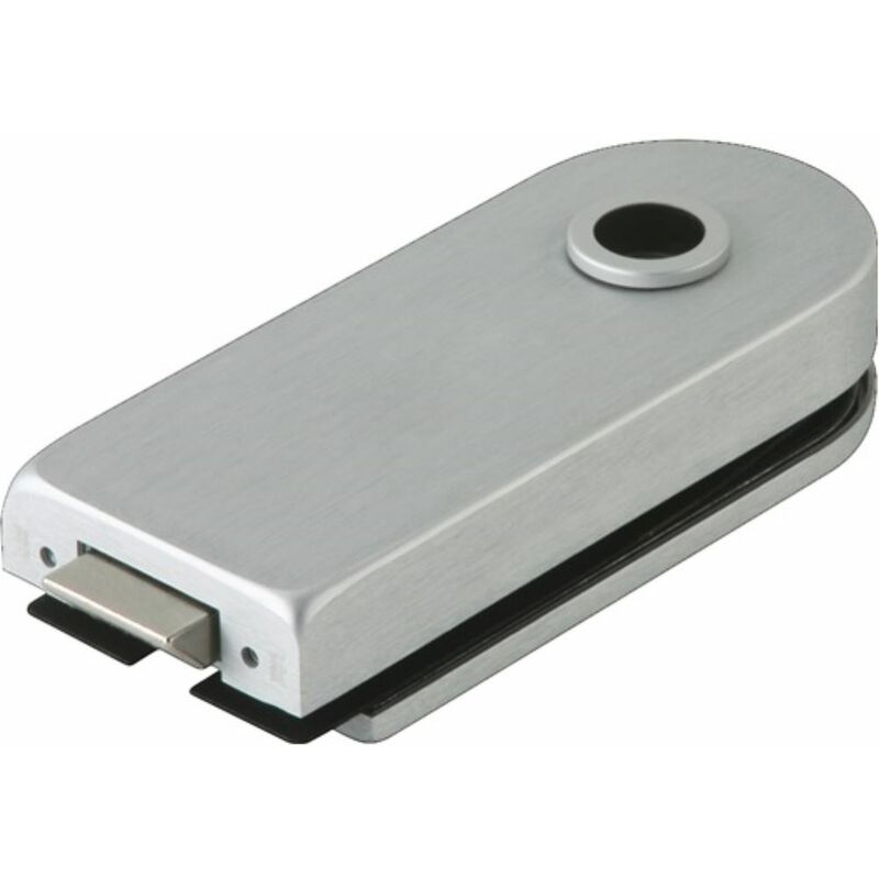 Cerradura DORMA-GLAS para puertas de cristal STUDIO Rondo metal ligero anodizado plata ( 3000254469 )