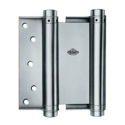 Charnière de porte va-et-vient à ressort spiralé FRIDAVO modèle M acier chromaté jaune ( 3000255425 )