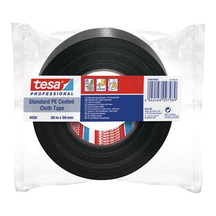 TESA Adhésif toilé tesaband® Standard 4688 noir ( 3000265405 )