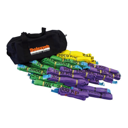 DOLEZYCH Juego de eslingas redondas DIN EN 1492-2 20 piezas ( 4000365072 )