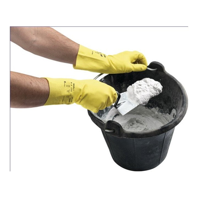 Guantes químicos ANSELL AlphaTec 87-190 talla 7.5-8 amarillo ( 4000371452 )