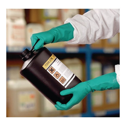 ANSELL Chemikalienhandschuhe AlphaTec Sol-Vex 37-675 Größe 8 grün ( 4000371484 )