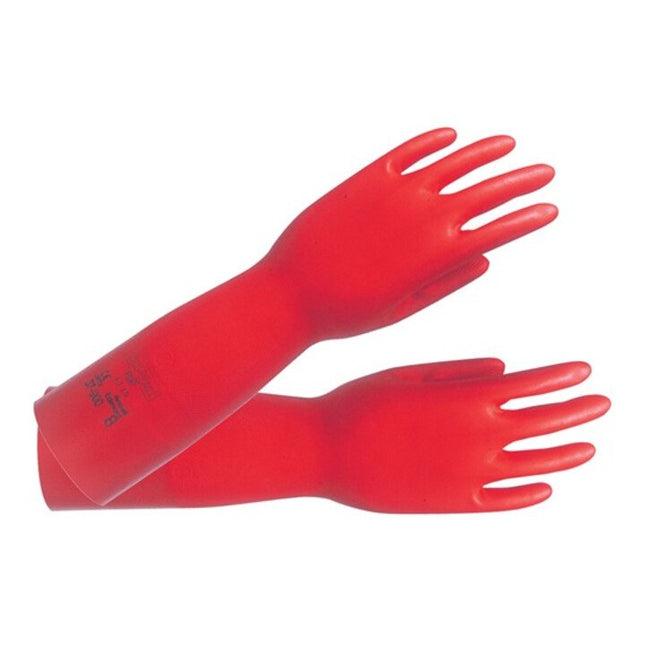 Guantes químicos ANSELL AlphaTec Sol-Vex 37-900 talla 10 rojo ( 4000371491 )