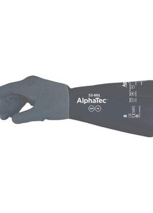 ANSELL Chemiehandschuhe AlphaTec 53-001 Größe 9 grau/schwarz ( 4000391154 )