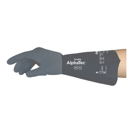 ANSELL chemical gloves AlphaTec 53-001 size 9 grey/black ( 4000391154 )