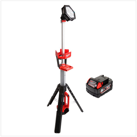 Milwaukee M18 SAL 501 18V Akku Baustrahler + 1x Akku 5,0Ah - ohne Ladegerät - Toolbrothers