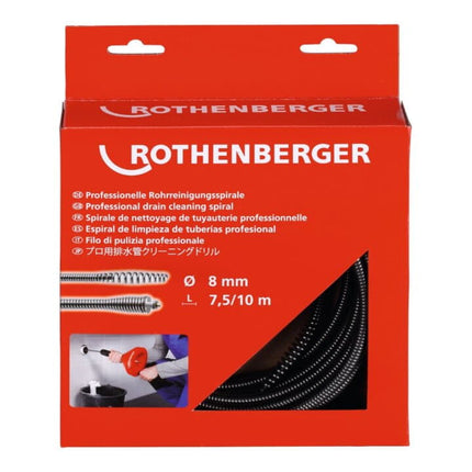 Utensile a spirale ROTHENBERGER lunghezza 7,5 m spirale Ø 8 mm ( 4000781060 )