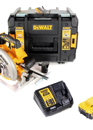 Dewalt DCS 570 P1 Akku Handkreissäge 18V 184 mm Brushless + 1x Akku 5,0Ah + Ladegerät + TSTAK - Toolbrothers