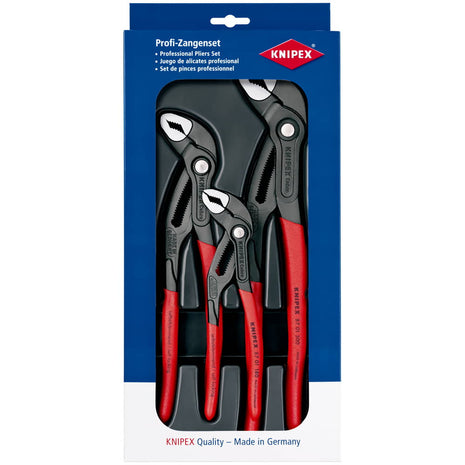 Set di pinze KNIPEX Cobra(R) Contenuto della confezione 3 pezzi ( 4000795120 )