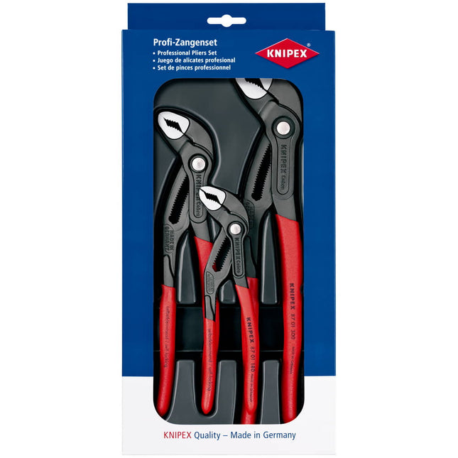 Juego de alicates KNIPEX Cobra(R) paquete Contenido 3 piezas ( 4000795120 )