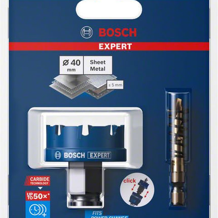 BOSCH Scie cloche Expert Sheet Metal Scie-Ø 40 mm Profondeur de coupe 5 mm ( 4000800274 )