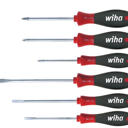 Juego de destornilladores WIHA 302 HK6 01 6 piezas ranurado / PH / PZD ( 4000802313 )