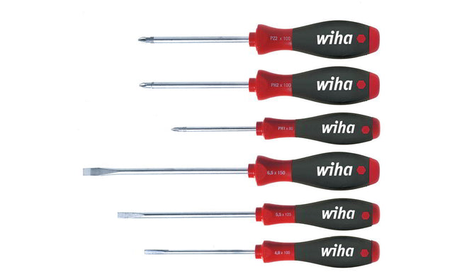 WIHA screwdriver set 302 HK6 01 6-piece slotted / PH / PZD ( 4000802313 )