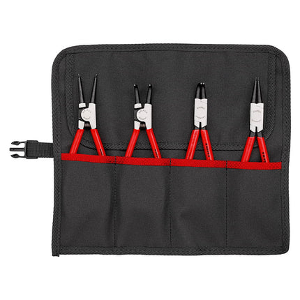 Set di pinze per anelli di sicurezza KNIPEX 4 pezzi in astuccio arrotolabile ( 4000810634 )