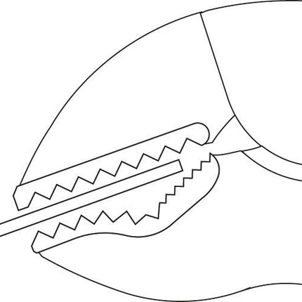 GEDORE Pince-étau DIN 5234 Forme A longueur totale 230 mm enverg max. 32 mm ( 4000810654 )