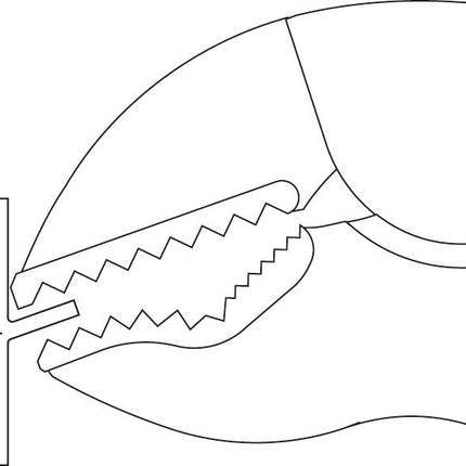 GEDORE Pince-étau DIN 5234 Forme A longueur totale 230 mm enverg max. 32 mm ( 4000810654 )