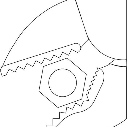 GEDORE Pince-étau DIN 5234 Forme A longueur totale 230 mm enverg max. 32 mm ( 4000810654 )