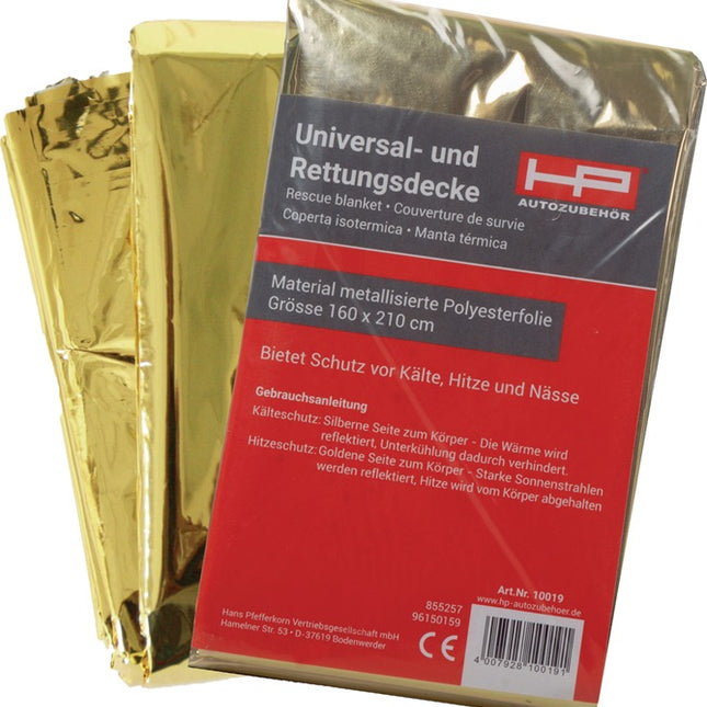 HP ACCESORIOS AUTO Manta de rescate DIN 13164 L2100xW1600xH0.2ca.mm ( 4000818628 )