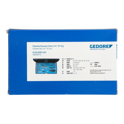 GEDORE socket spanner set D 20 SME-20 37-piece 1/4 ″ ( 4000820548 )