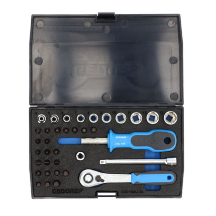 GEDORE socket spanner set D 20 SME-20 37-piece 1/4 ″ ( 4000820548 )