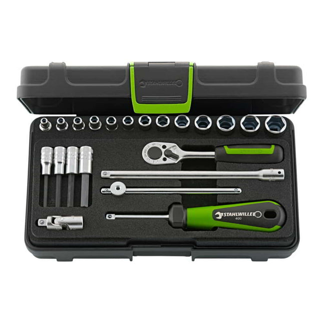 STAHLWILLE Jeu de clés à douille 40/44/17/5 KN 22 pièces 1/4 po. ( 4000820580 )