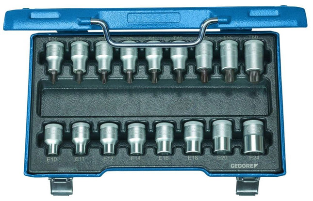 GEDORE socket spanner set ITX 19 TX-017 17-piece ( 4000821553 )