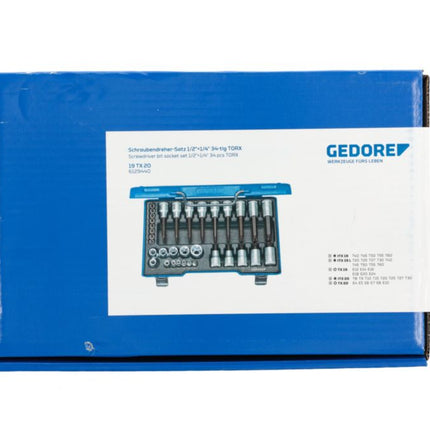 Set di chiavi a bussola GEDORE 19 TX 20 da 34 pezzi ( 4000821554 )