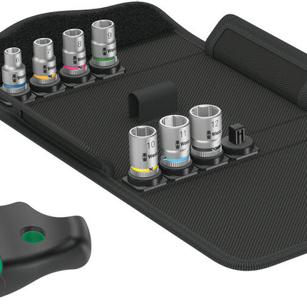 Set di chiavi a bussola WERA KK 400 RA Set 2 9 pezzi 1/4 ″ ( 4000822457 )