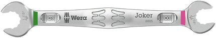 WERA Clé à fourche double Joker 6005 8 x 9 mm Longueur 123 mm ( 4000823160 )