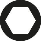 GEDORE vaso 20 L 1/4 ″ hexagonal, largo ( 4000824036 )