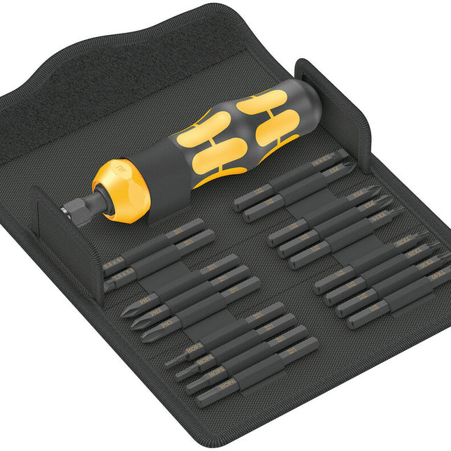 WERA screwdriver set KK 900 Set 1 19-piece PH/PZD/TX/6-edged/slotted ( 4000827283 )