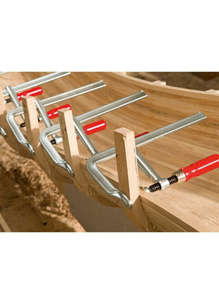 BESSEY morsetto a vite interamente in acciaio GZ Larghezza di serraggio 500 mm Sporgenza 120 mm ( 4000831528 )