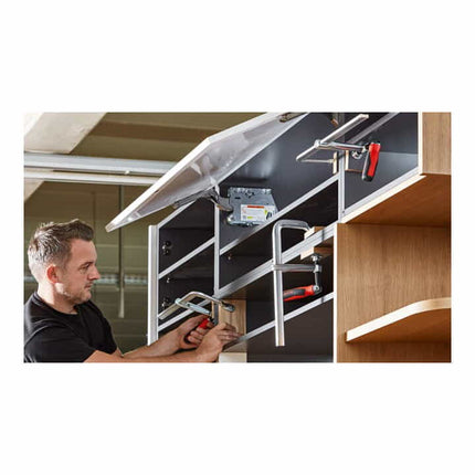 Ścisk śrubowy BESSEY GZ-KG wykonany w całości ze stali Szerokość mocowania 600 mm Wysięg 120 mm ( 4000831655 )