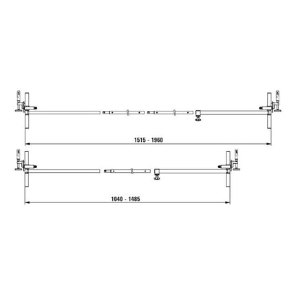 BESSEY door chuck clamp Clamping range 565 - 1010 mm ( 4000831753 )
