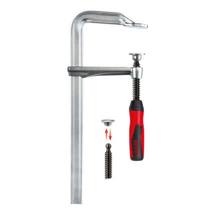 BESSEY all-steel screw clamp GZ-2K Clamping width 400 mm Projection 120 mm ( 4000831784 )