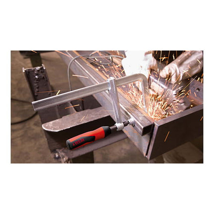 BESSEY all-steel screw clamp GZ-2K Clamping width 600 mm Projection 120 mm ( 4000831786 )