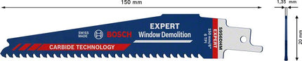 BOSCH Lama per sega circolare Expert Window Demolition S 956 DHM Lunghezza 150 mm Larghezza 6 mm ( 4000837426 )