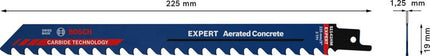 BOSCH Reciprocating saw blade Expert Aerated Concrete Length 225 mm Width 19 mm ( 4000837428 )