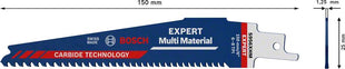 BOSCH reciprocating saw blade Expert multi-material length 150 mm width 25 mm ( 4000837468 )