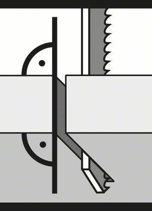 BOSCH Stichsägeblatt T 144 DP Gesamtlänge 100 mm ( 4000837511 )