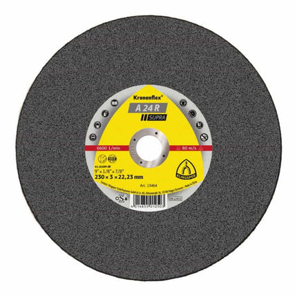 Disco de corte KLINGSPOR A 24 R Supra D230x3mm recto ( 4000841027 )