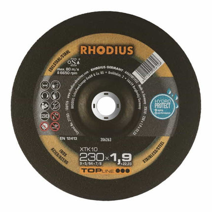 RHODIUS cutting disc XT10 D230x1.9mm cranked ( 4000841297 )