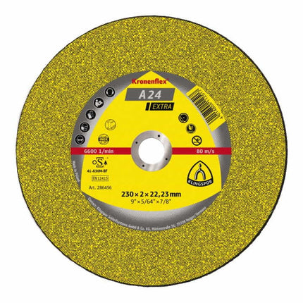 Disco da taglio KLINGSPOR A 24 Extra D115x2,5mm a manovella ( 4000841425 )