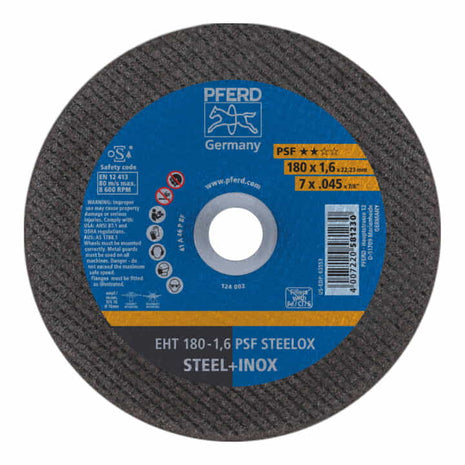 PFERD cutting disc PSF STEELOX D150x1.6mm straight ( 4000842101 )